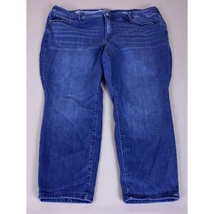Torrid Jeans Women's Plus Size‎ 24R Blue Medium Wash Skinny Denim Stretch